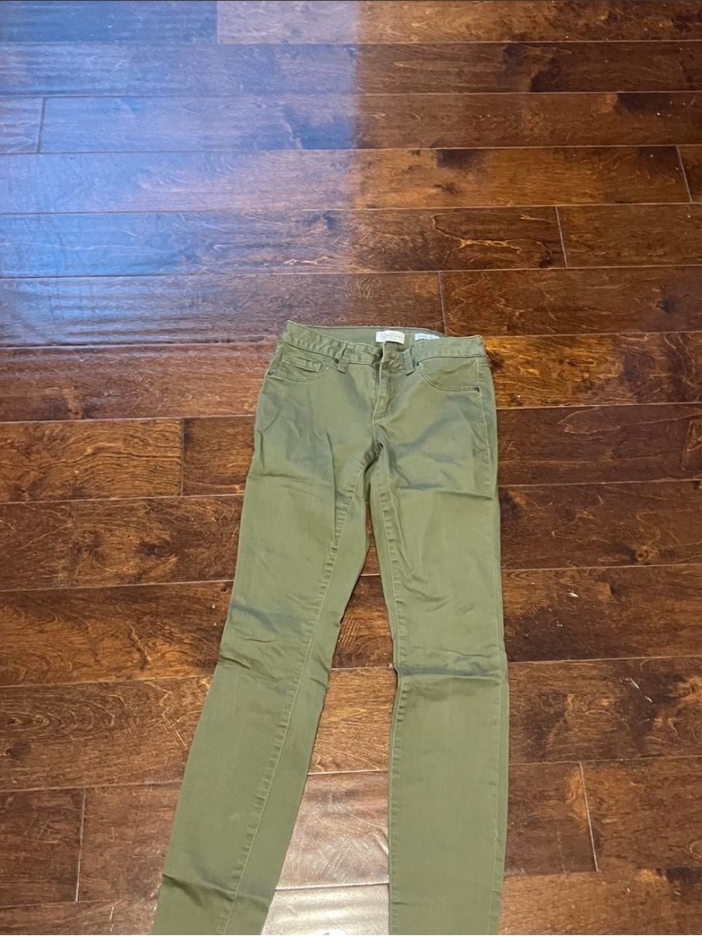 Jessica Simpson Olive Green Kids Skinny Leggings